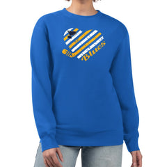 St. Louis Blues G-III 4Her by Carl Banks Women's Heart Graphic Pullover Sweatshirt - Blue - NHL 201411307