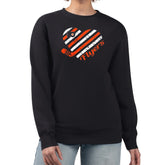 Philadelphia Flyers G-III 4Her by Carl Banks Women's Heart Graphic Pullover Sweatshirt - Black - NHL 201411329