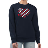 Columbus Blue Jackets G-III 4Her by Carl Banks Women's Heart Graphic Pullover Sweatshirt - Navy - NHL 201411351