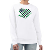 Vancouver Canucks G-III 4Her by Carl Banks Women's Heart Graphic Pullover Sweatshirt - White - NHL 201411387