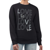 Los Angeles Kings G-III 4Her by Carl Banks Women's Lots Of Love Team Logo Graphic Pullover Sweatshirt - Black - NHL 201411565