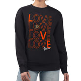 Anaheim Ducks G-III 4Her by Carl Banks Women's Lots Of Love Team Logo Graphic Pullover Sweatshirt - Black - NHL 201411572