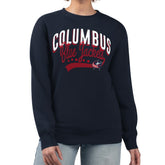 Columbus Blue Jackets G-III 4Her by Carl Banks Women's Filigree Team Graphic Fleece Pullover Sweatshirt - Navy - NHL 201411626