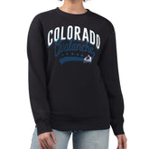 Colorado Avalanche G-III 4Her by Carl Banks Women's Filigree Team Graphic Fleece Pullover Sweatshirt - Black - NHL 201411655