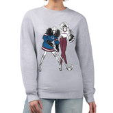 Colorado Avalanche G-III 4Her by Carl Banks Women's Hockey Girls Team Graphic Fleece Pullover Sweatshirt - Heather Gray - NHL 201411701