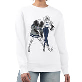 Winnipeg Jets G-III 4Her by Carl Banks Women's Hockey Girls Team Graphic Fleece Pullover Sweatshirt - White - NHL 201411705