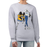 Buffalo Sabres G-III 4Her by Carl Banks Women's Hockey Girls Team Graphic Fleece Pullover Sweatshirt - Heather Gray - NHL 201411712