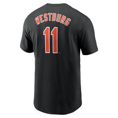 Jordan Westburg Baltimore Orioles Nike Fuse Name & Number T-Shirt - Black - Nike Discount