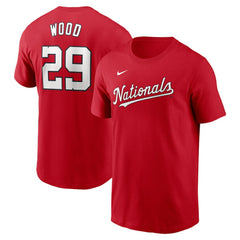 James Wood Washington Nationals Nike Fuse Name & Number T-Shirt - Red - Nike Discount