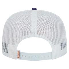 Phoenix Suns Dip-Dye 9FIFTY A-Frame Trucker Snapback Hat White/Purple | New Era online