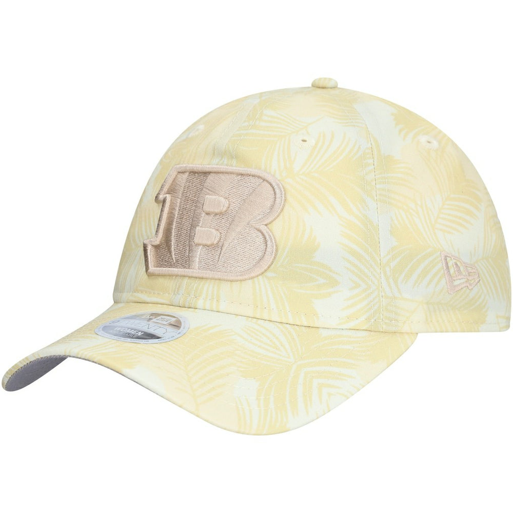 Cincinnati Bengals New Era Women's Frond 9TWENTY Adjustable Hat Cream
