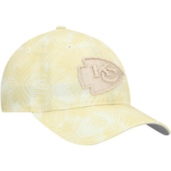 Kansas City Chiefs New Era Women's Frond 9TWENTY Adjustable Hat Cream