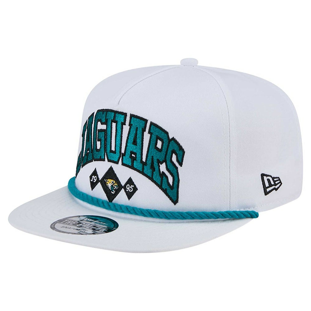 Jacksonville Jaguars New Era Diamond Golfer Snapback Hat White