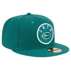 New York Jets New Era Checkered 59FIFTY Fitted Hat Green