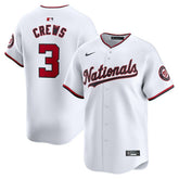 Dylan Crews Washington Nationals Nike Home Limited Player Jersey - White - Nike on Sale