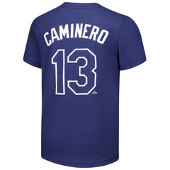 Junior Caminero Tampa Bay Rays Nike Youth Name & Number T-Shirt - Navy - Nike Sale