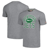 New York Jets Homage Unisex Arch T-Shirt Gray