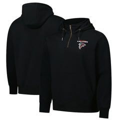Atlanta Falcons Dunbrooke Unisex Defender Quarter-Zip Hoodie Black