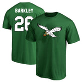 Fanatics Saquon Barkley Philadelphia Eagles Big & Tall Player Name & Number T-Shirt Kelly Green