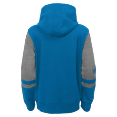 Detroit Lions Preschool Stadium Color Block Full-Zip Hoodie Blue