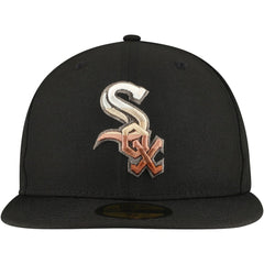 Chicago White Sox New Era Dune Gradient Side Patch 59FIFTY Fitted Hat - Black - New Era on Sale
