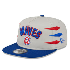 Atlanta Braves New Era Iron Golfer Snapback Hat - Cream - New Era Sale