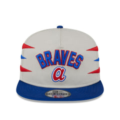 Atlanta Braves New Era Iron Golfer Snapback Hat - Cream - New Era Sale