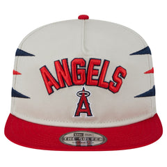 Los Angeles Angels New Era Iron Golfer Snapback Hat - Cream - New Era Lifestyle