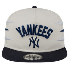 New York Yankees New Era Iron Golfer Snapback Hat - Cream - New Era Discount