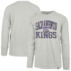 Sacramento Kings '47 First Rate Franklin Long Sleeve T-Shirt Gray | 47 brand discount