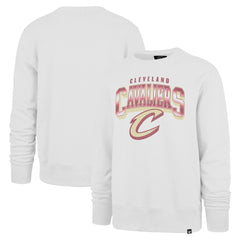 Cleveland Cavaliers '47 Spotlight Headline Pullover Sweatshirt for sale White | 47 brand discount