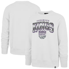 Sacramento Kings '47 Spotlight Headline Pullover Sweatshirt White | 47 brand for sale