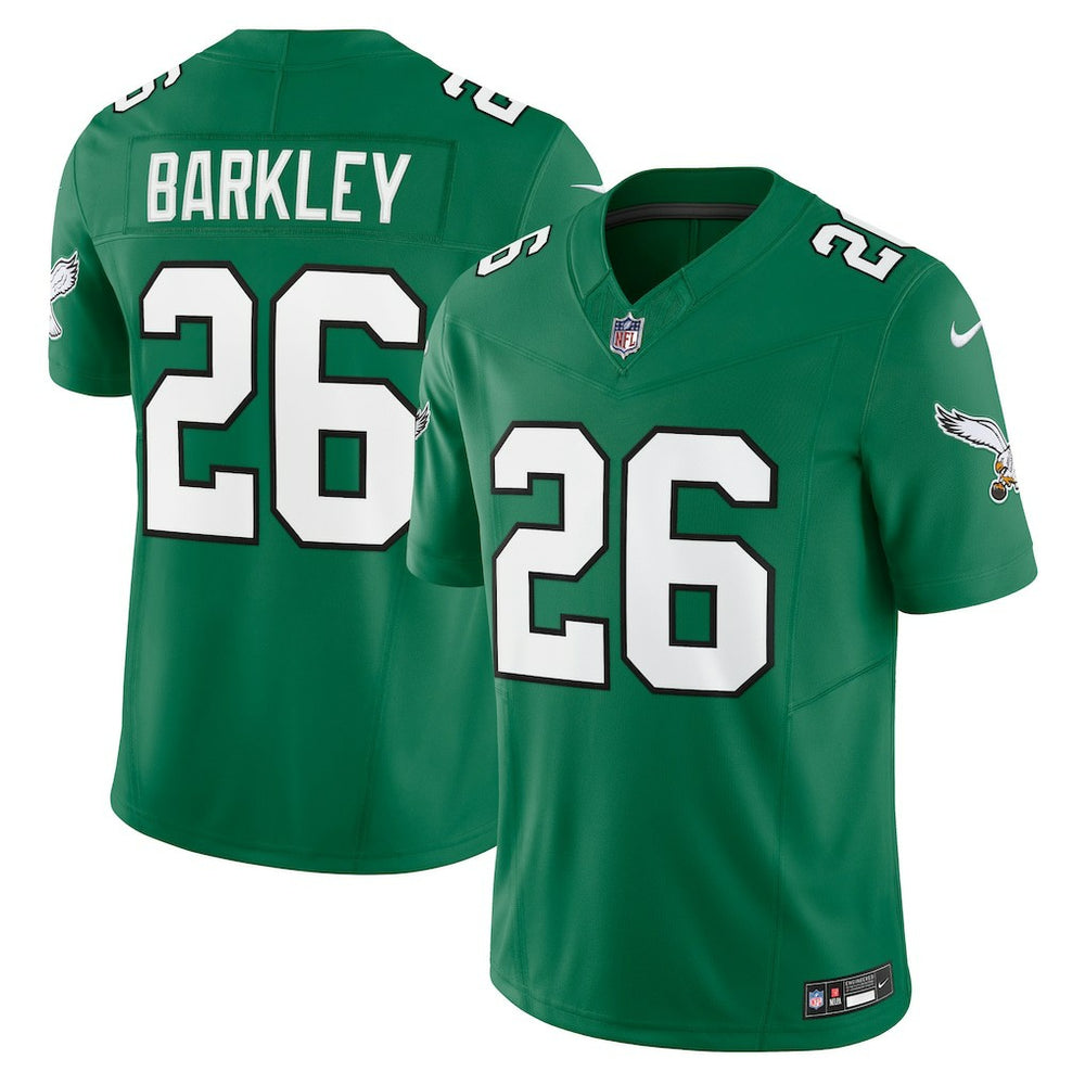 Nike Saquon Barkley Philadelphia Eagles Alternate Vapor F.U.S.E. Limited Jersey Kelly Green