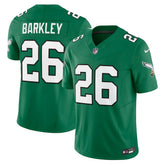 Nike Saquon Barkley Philadelphia Eagles Alternate Vapor F.U.S.E. Limited Jersey Kelly Green