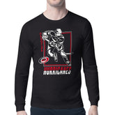 Carolina Hurricanes Starter Player Grid Long Sleeve T-Shirt - Black - NHL 201424487