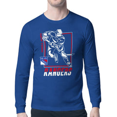 New York Rangers Starter Player Grid Long Sleeve T-Shirt - Blue - NHL 201424498