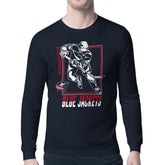 Columbus Blue Jackets Starter Player Grid Long Sleeve T-Shirt - Navy - NHL 201424534