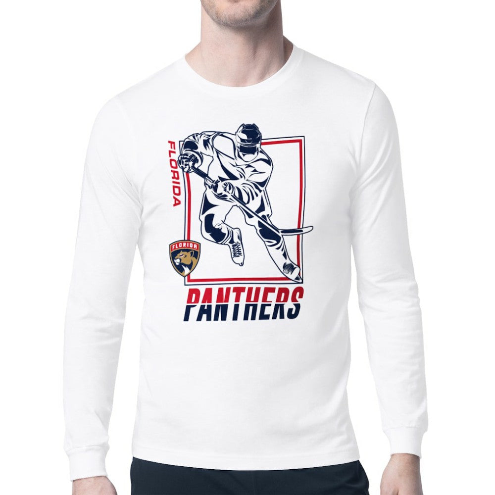 Florida Panthers Starter Player Grid Long Sleeve T-Shirt - White - NHL 201424580