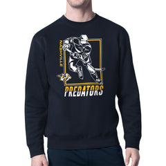 Nashville Predators Starter Player Grid Fleece Pullover Sweatshirt - Navy - NHL 201424756