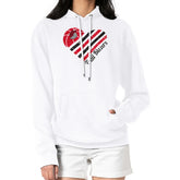Portland Trail Blazers G-III 4Her by Carl Banks Women's Heart Pullover Hoodie - White