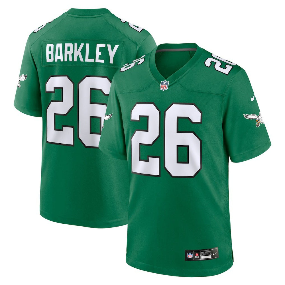 Nike Saquon Barkley Philadelphia Eagles Alternate Game Jersey Kelly Green