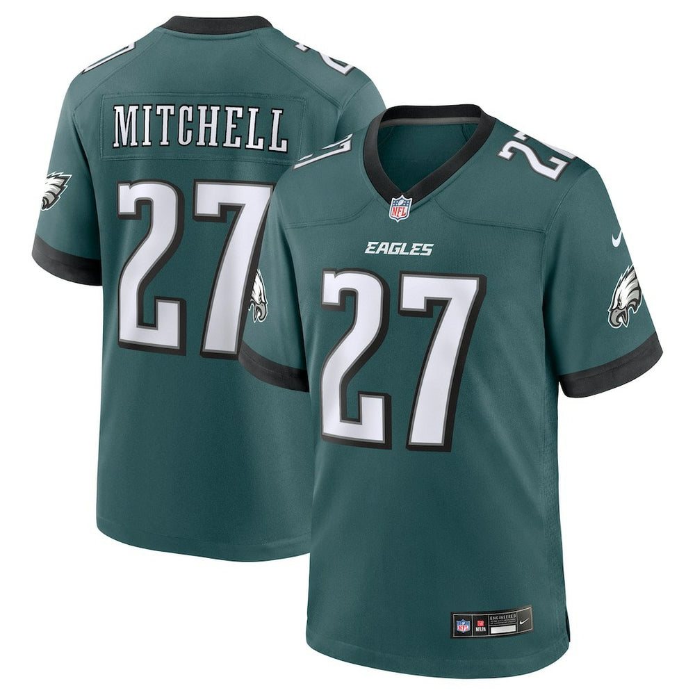 Nike Quinyon Mitchell Philadelphia Eagles Player Game Jersey Midnight Green