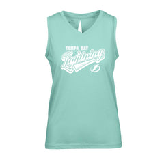 Tampa Bay Lightning Levelwear Women's Paisley Sweep V-Neck Tank Top - Mint - NHL 201425404