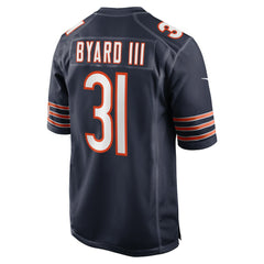 Nike Kevin Byard III Chicago Bears Game Jersey Navy