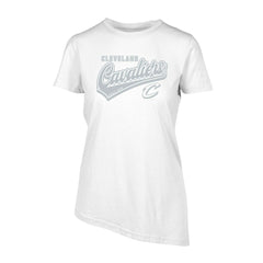 Cleveland Cavaliers Levelwear Women's Birch Sweep T-Shirt White
