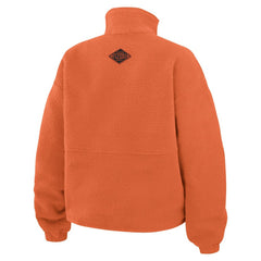 Philadelphia Flyers WEAR by Erin Andrews Women's Polar Fleece Half-Zip Jacket - Orange - NHL 201429679