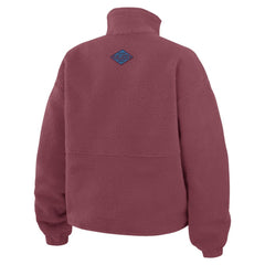 Colorado Avalanche WEAR by Erin Andrews Women's Polar Fleece Half-Zip Jacket - Burgundy - NHL 201429685