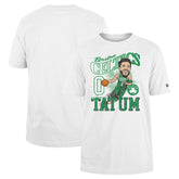 Jayson Tatum Boston Celtics Caricature Player T-Shirt White | New Era discount