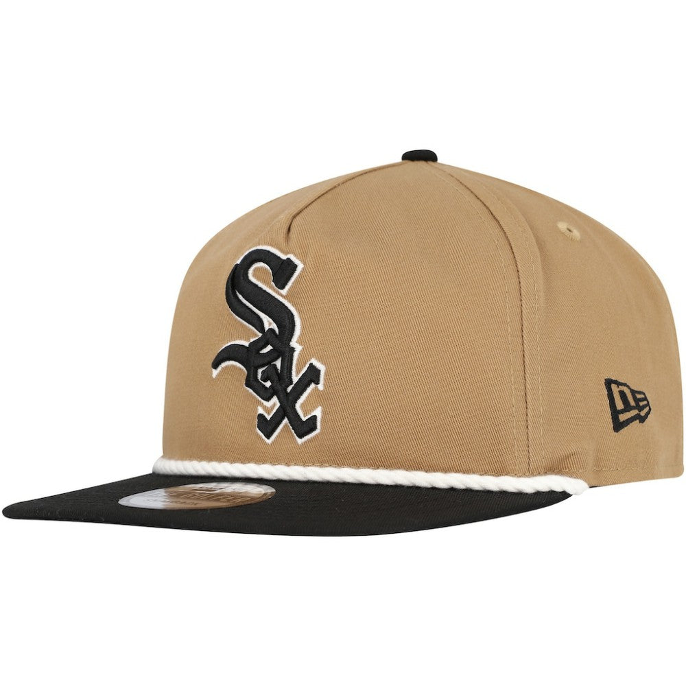 Chicago White Sox New Era Golfer Snapback Hat - Khaki/Black - New Era Sale