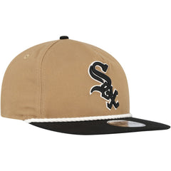 Chicago White Sox New Era Golfer Snapback Hat - Khaki/Black - New Era Sale